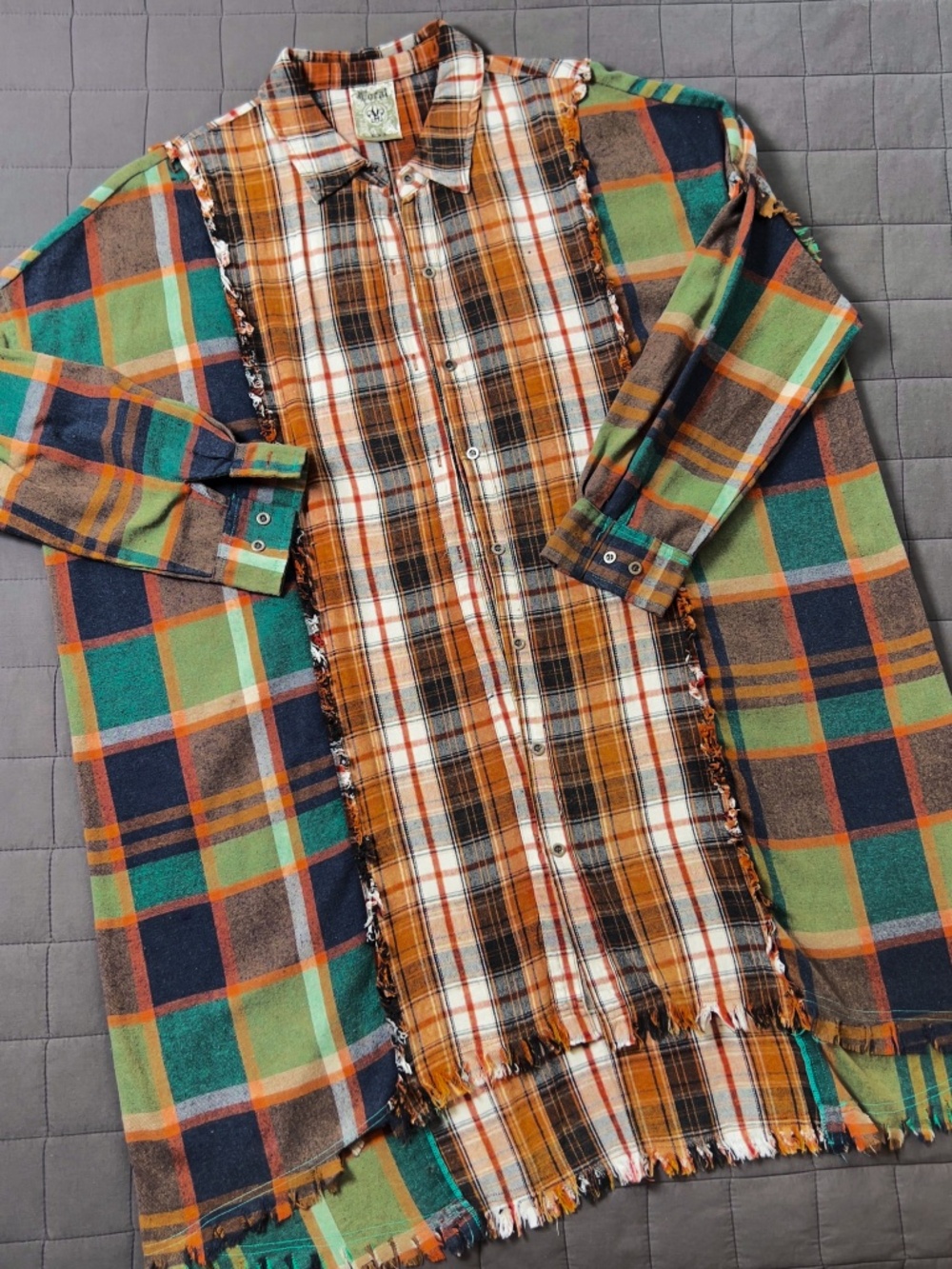 Long Flannel Shirt - Picture 2 of 9